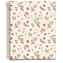 Miquelrius Notebook design Lifestyle - Cahier à spirale - A5 - 100 feuilles - petits carreaux (5x5 mm) - spring crème