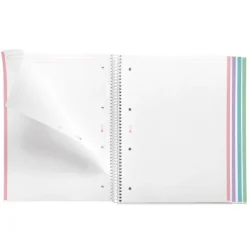 Miquelrius Notebook design Aurora - Cahier à spirale - A5 - 120 feuilles - ligné - west bay