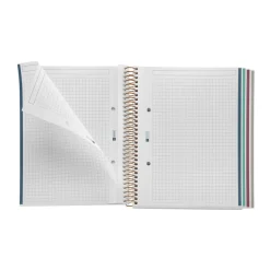 Miquelrius Notebook design Lifestyle - Cahier à spirale - A5 - 100 feuilles - petits carreaux (5x5 mm) - constellation