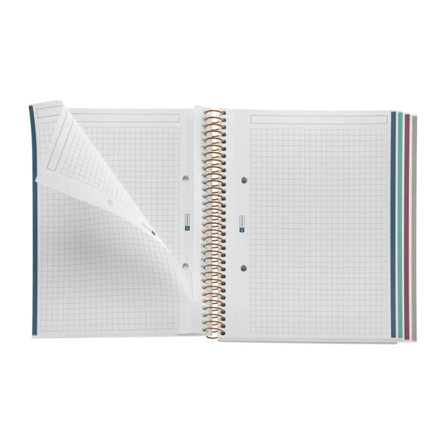 Miquelrius Notebook design Lifestyle - Cahier à spirale - A5 - 100 feuilles - petits carreaux (5x5 mm) - constellation