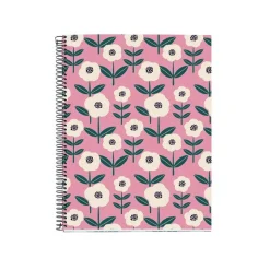 Miquelrius Notebook design Lifestyle - Cahier à spirale - A4 - 100 feuilles - petits carreaux (5x5 mm) - pink keep it simple