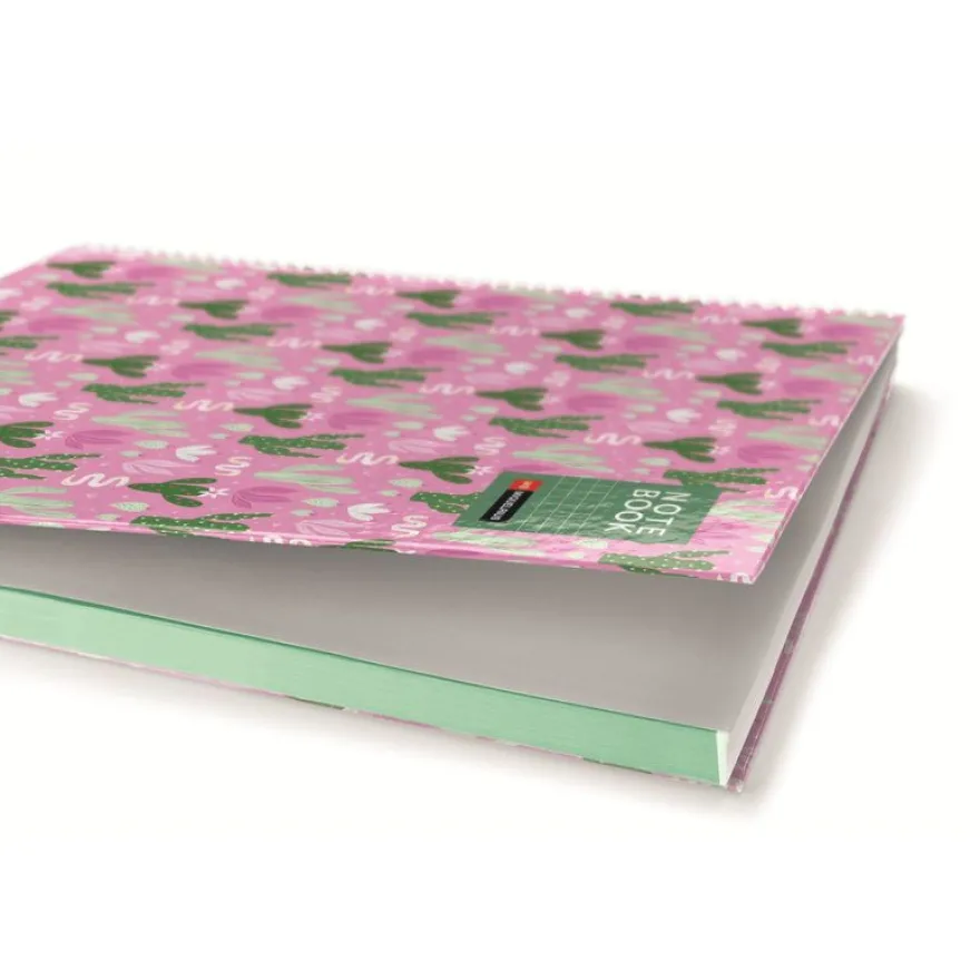 Miquelrius Notebook design Natura - Cahier à spirale - A5 - 80 feuilles - petits carreaux (5x5 mm) - violet