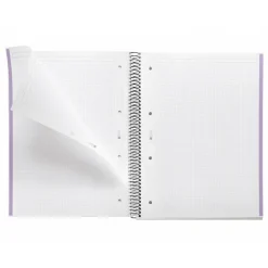 Miquelrius Notebook design Aurora - Cahier à spirale - A5 - 80 feuilles - petits carreaux (5x5 mm) - provence