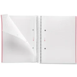 Miquelrius Notebook Emotions - Cahier à spirale - A5 - 80 feuilles - petits carreaux (5x5 mm) - rose