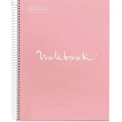 Miquelrius Notebook Emotions - Cahier à spirale - A5 - 80 feuilles - petits carreaux (5x5 mm) - rose
