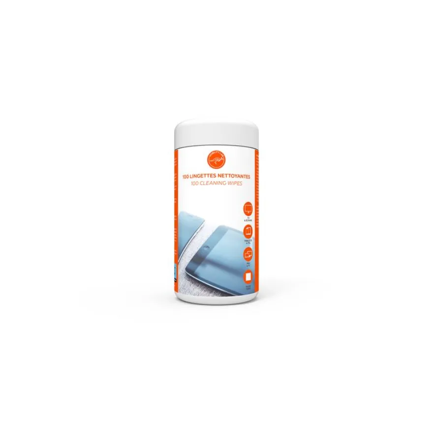 Mobility Lab - 100 lingettes nettoyantes pour écrans
