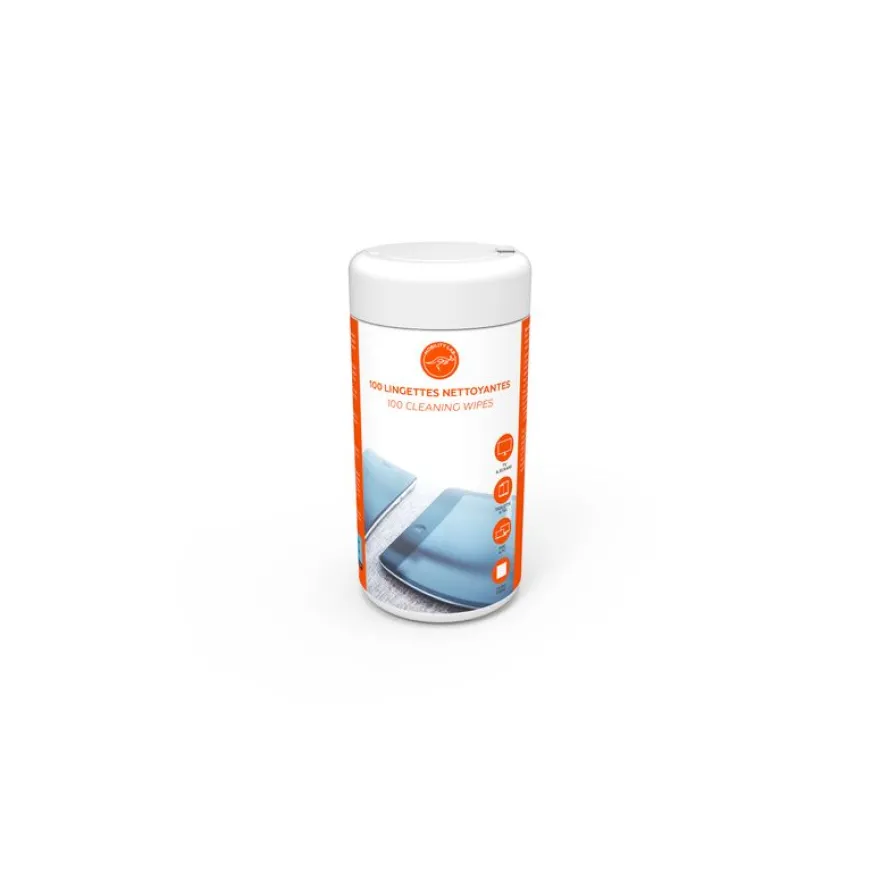 Mobility Lab - 100 lingettes nettoyantes pour écrans