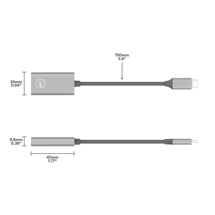 Mobility Lab - Adaptateur USB-C vers HDMI - gris