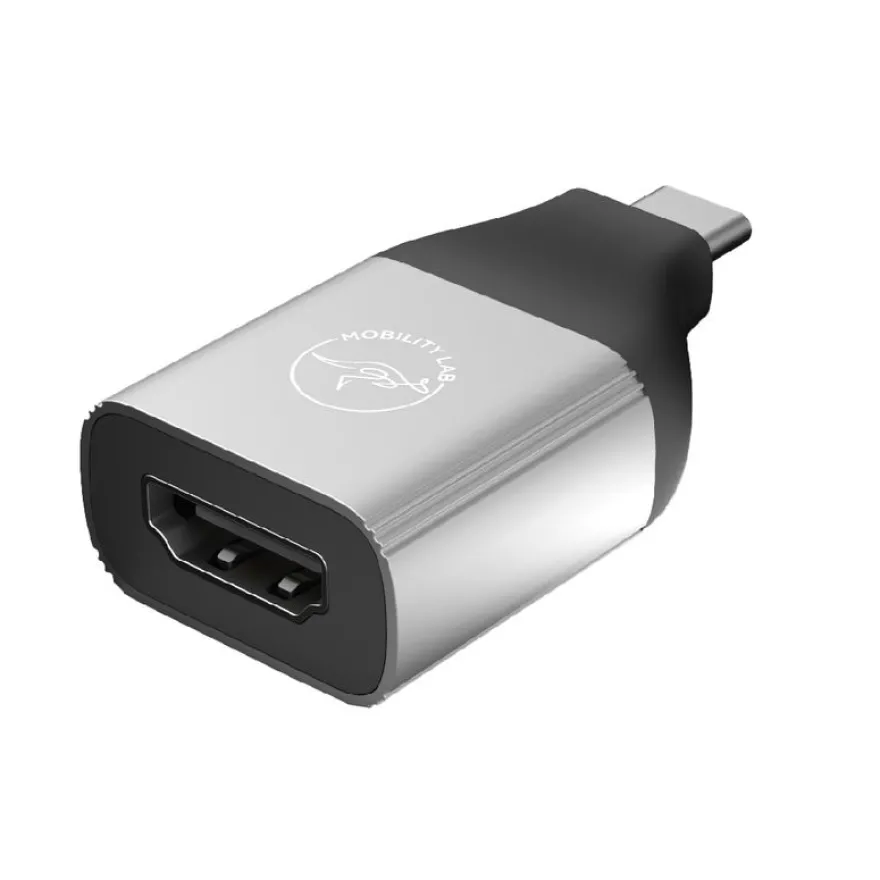 Mobility Lab - Adaptateur USB-C vers HDMI - gris