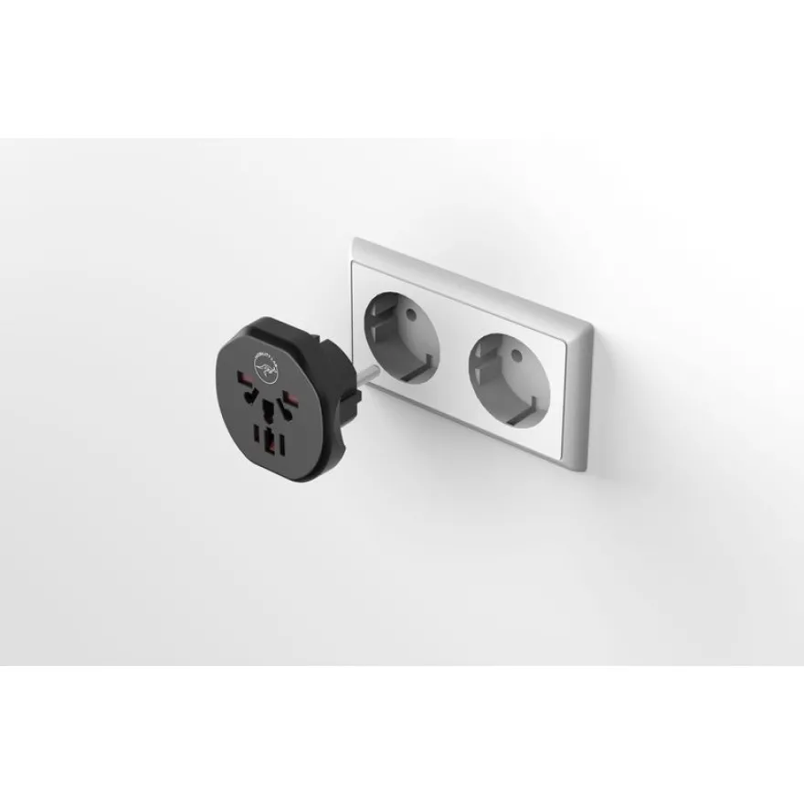 Mobility Lab - Adaptateur de voyage europe - noir
