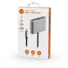 Mobility Lab - Adaptateur USB-C vers HDMI/VGA - gris