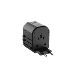 Mobility Lab - Adaptateur de voyage universel - 2 USB+ USB-C - noir