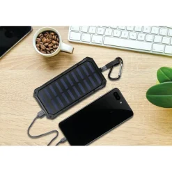 Mobility Lab - Batterie externe solaire - 10000 Mah - noir
