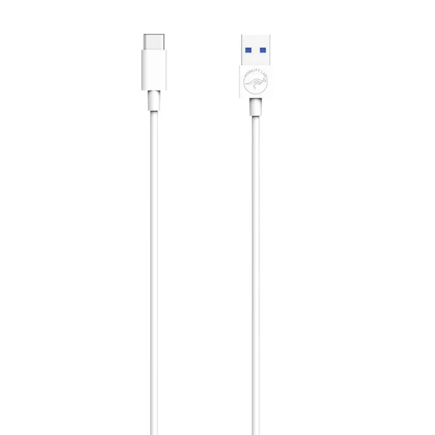 Mobility Lab - Câble USB vers USB-C 3.0 - 1M - blanc