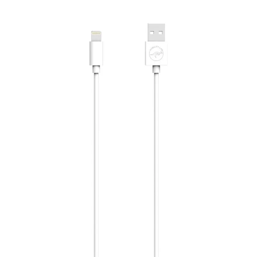 Mobility Lab - Câble USB-A vers lightning - 1m - blanc