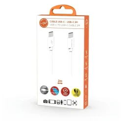 Mobility Lab - Câble USB-C vers USB-C - 2m - blanc