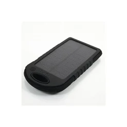 Mobility Lab - Chargeur solaire - 5000 mAh - 2 connecteurs de sortie (USB) - sur le câble : Micro-USB - noir