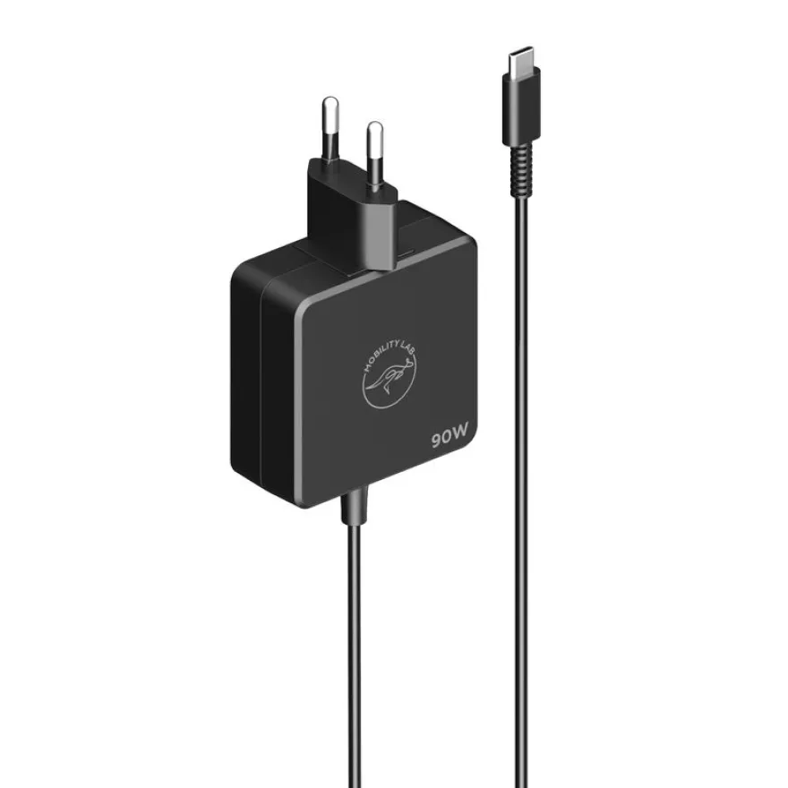 Mobility Lab - Chargeur universel pour ordinateur portable 90W (USB Type C)