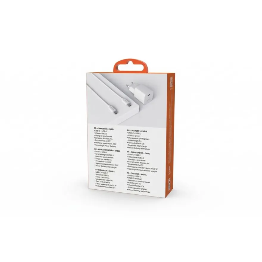 Mobility Lab - Chargeur USB-C - 20W - blanc