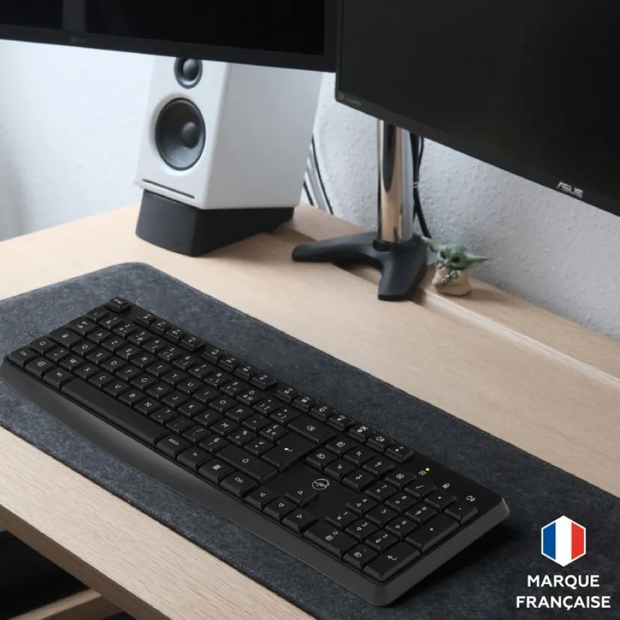 Mobility Lab - Clavier sans fil DELUXE - Azerty - noir