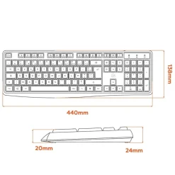 Mobility Lab - Clavier sans fil DELUXE - Azerty - noir