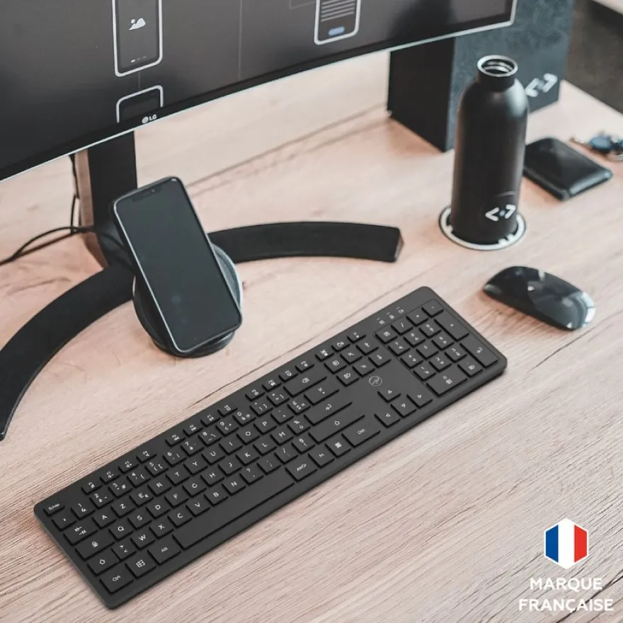 Mobility Lab - Clavier sans fil PREMIUM - Azerty - noir