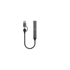 Mobility Lab - Hub 3 ports USB-C + 1 port USB A - gris sidéral