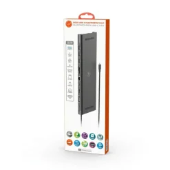 Mobility Lab - Hub USB-C 11-en-1 - 100W - acier