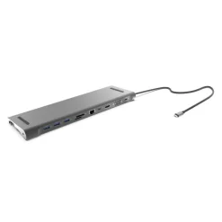 Mobility Lab - Hub USB-C 11-en-1 - 100W - acier