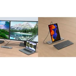 Mobility Lab - Hub USB-C 12-en-1 - 100W - gris sideral