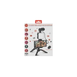 Mobility Lab - Kit Vlogger - Trépied + micro + lumière pour smartphone
