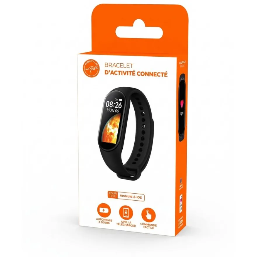 Mobility Lab - montre connecté - Tracker d'activité - Suivi Santé & Activité GPS