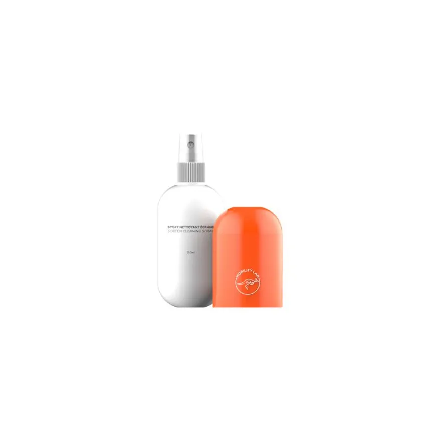 Mobility Lab - Nettoyant pour écran + microfibre - 140 ml