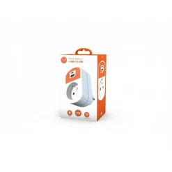 Mobility Lab - Prise murale + Chargeur Rapide USB-A & USB-C - blanc