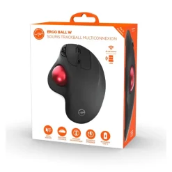 Mobility Lab - Souris sans fil ergonomique PREMIUM trackball - droitier - noir