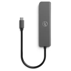 Mobility Lab - Station d'accueil USB-C 6-en 1 - gris