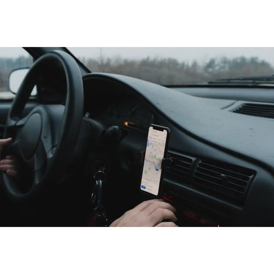 Mobility Lab - Support de voiture pour smartphone avec fixation sur grille aération