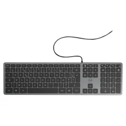 Mobility Lab Design Touch - Clavier filaire - AZERTY - gris