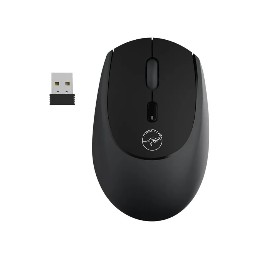 Mobility Lab POP GUM - Souris sans fil - 5 boutons - noir