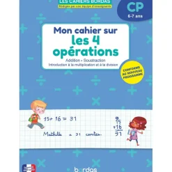 Mon cahier sur les 4 operations CP