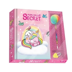 Mon carnet secret bébés licornes - coffret