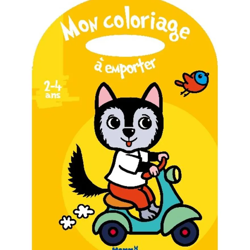 Mon coloriage à emporter (2-4 ans) : Loup