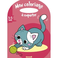 Mon coloriage à emporter (3-5 ans) - chat
