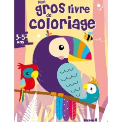 Mon gros livre de coloriage - Perroquets