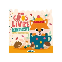 Mon gros livre de l’automne - Gommettes et coloriages - Mon P’tit Hemma - Livre d’activités