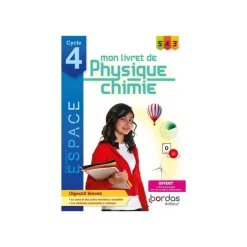 Mon livret de Physique-Chimie Cycle 4 - 5e/4e/3e - Livre d'exercices ESPACE Collège - Faraco & Ruffenach