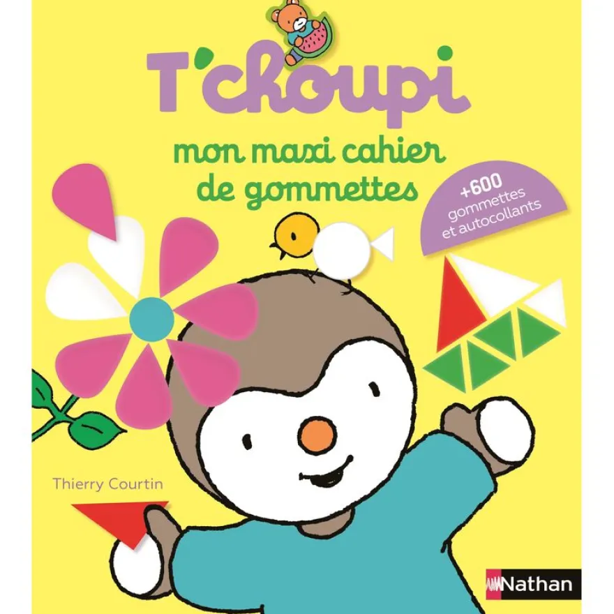 Mon Maxi Cahier de Gommettes T'Choupi