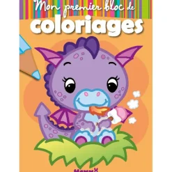 Mon premier bloc de coloriages : Dragon