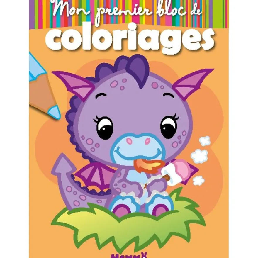 Mon premier bloc de coloriages : Dragon