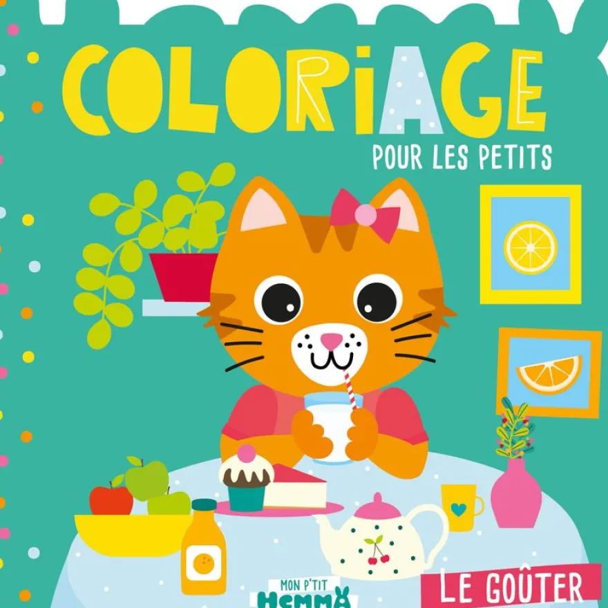Mon P'tit Hemma - Coloriage pour les Petits - Le Goûter